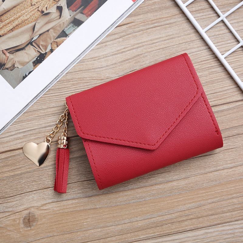 Wholesale PU Short Tassel Women's Purse